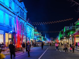 Rundle st Illuminate, SA. Poster prints. Photos for sale, printed and delivered.