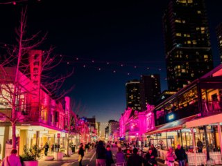 Rundle st Illuminate 2024, SA. Poster prints. Photos for sale, printed and delivered.