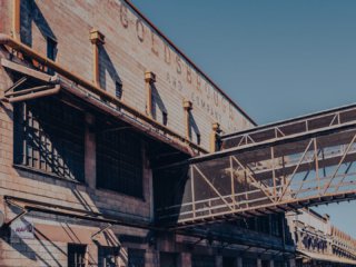 Goldsbrough Warehouse vertical, Port Adelaide, SA.  Poster prints. Photos for sale, printed and delivered.