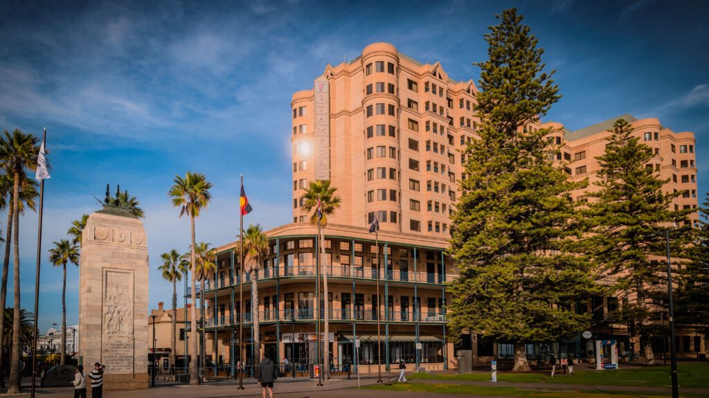 Glenelg Grand Hotel, SA.  Poster prints. Photos for sale, printed and delivered.