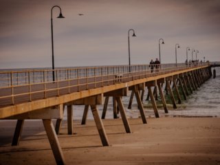 Glenelg Jetty, SA.  Poster prints. Photos for sale, printed and delivered.