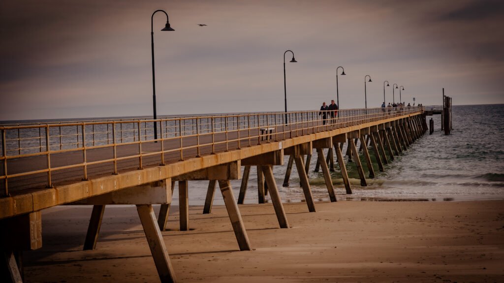 Glenelg Jetty, SA.  Poster prints. Photos for sale, printed and delivered.
