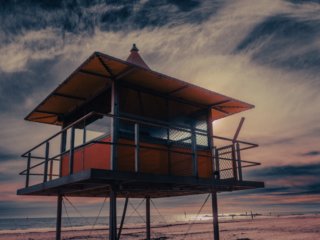 Glenelg Surf Life Saver, SA.  Poster prints. Photos for sale, printed and delivered.